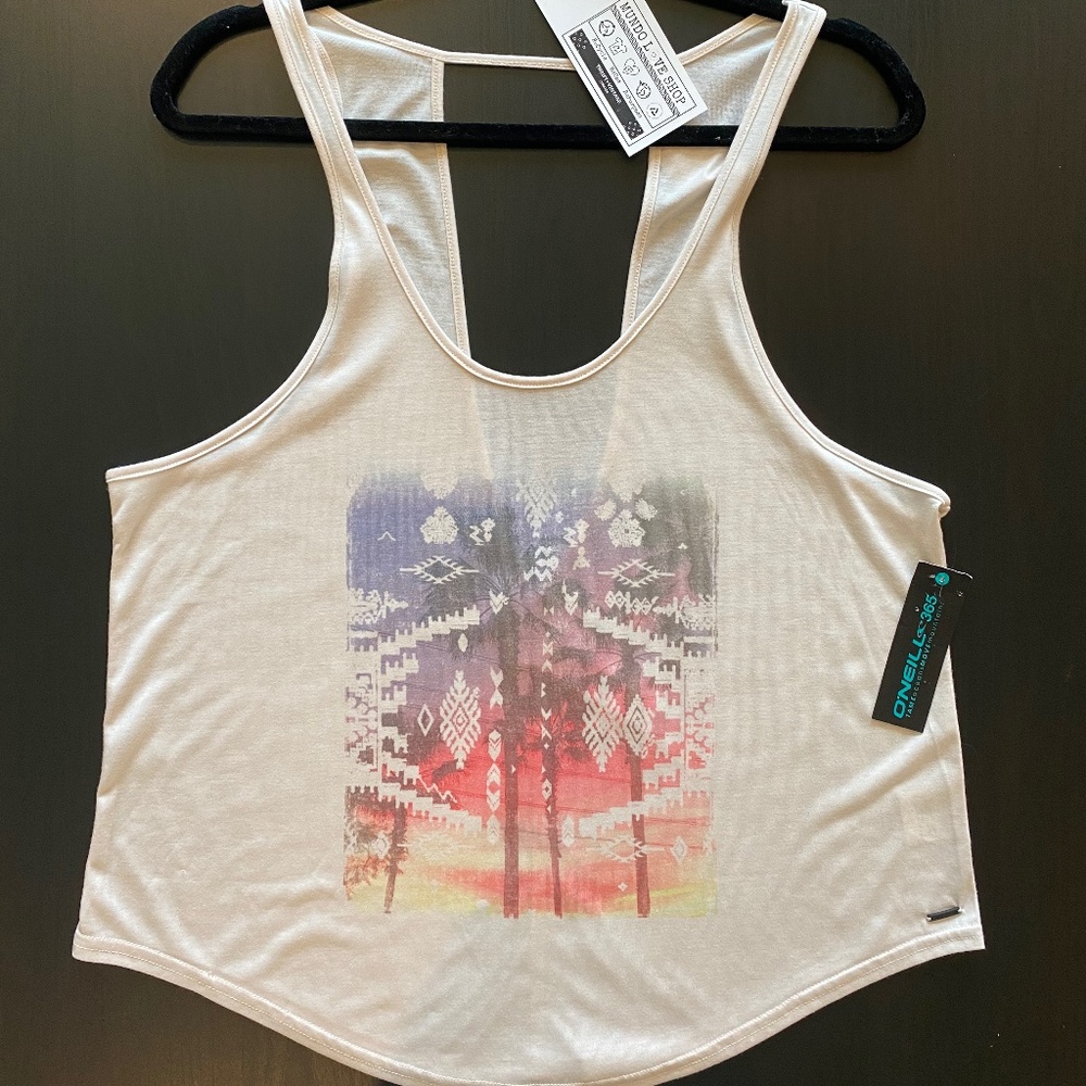 O’NEILL Summer Beachy Tank Size Large